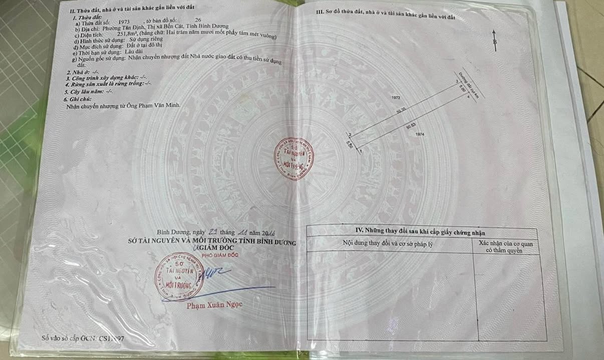 Đất nền khu 2 Tân Định 250m² giá 2.2 tỷ - Cơ hội đầu tư hấp dẫn!