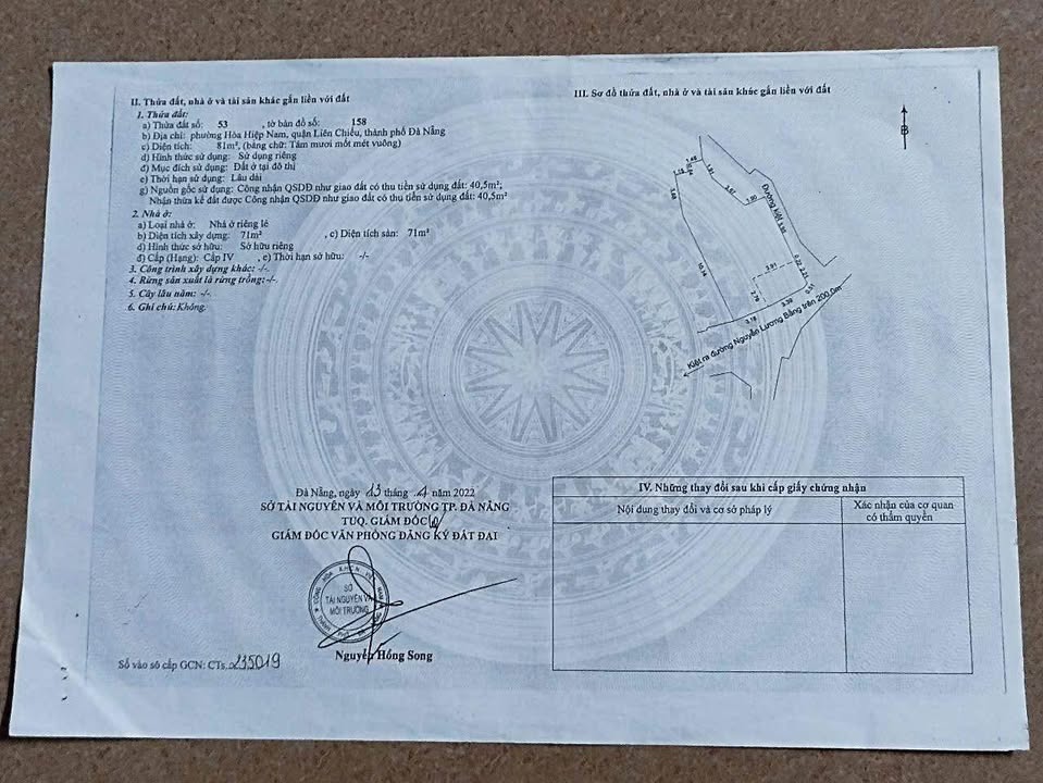 Nhà 1 tầng tại 884/83 Nguyễn Lương Bằng, Đà Nẵng 81m² giá 2.59 tỷ - Gần Ghềnh Đá Biển Nam Ô