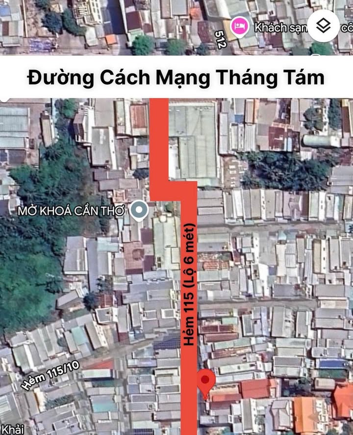 Bán đất tặng nhà hẻm 115 CMT8, 300m² giá 8.5 tỷ - Đầu tư sinh lời cao!