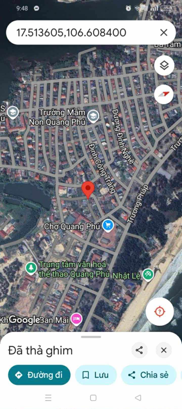 Đất nền chợ Quang Phú, 135m² giá 1.1 tỷ - Cơ hội đầu tư tuyệt vời!