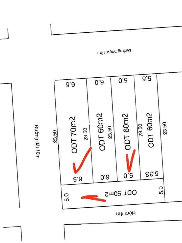 Đất thổ cư 60m² hẻm 32 Ngô Quyền, Hòa Thành, Tây Ninh - Giá chỉ 135 triệu