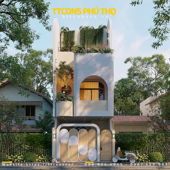 Nhà phố hiện đại 3 tầng tại Việt Trì 75m² giá 1 tỷ - Đầu tư bền vững!