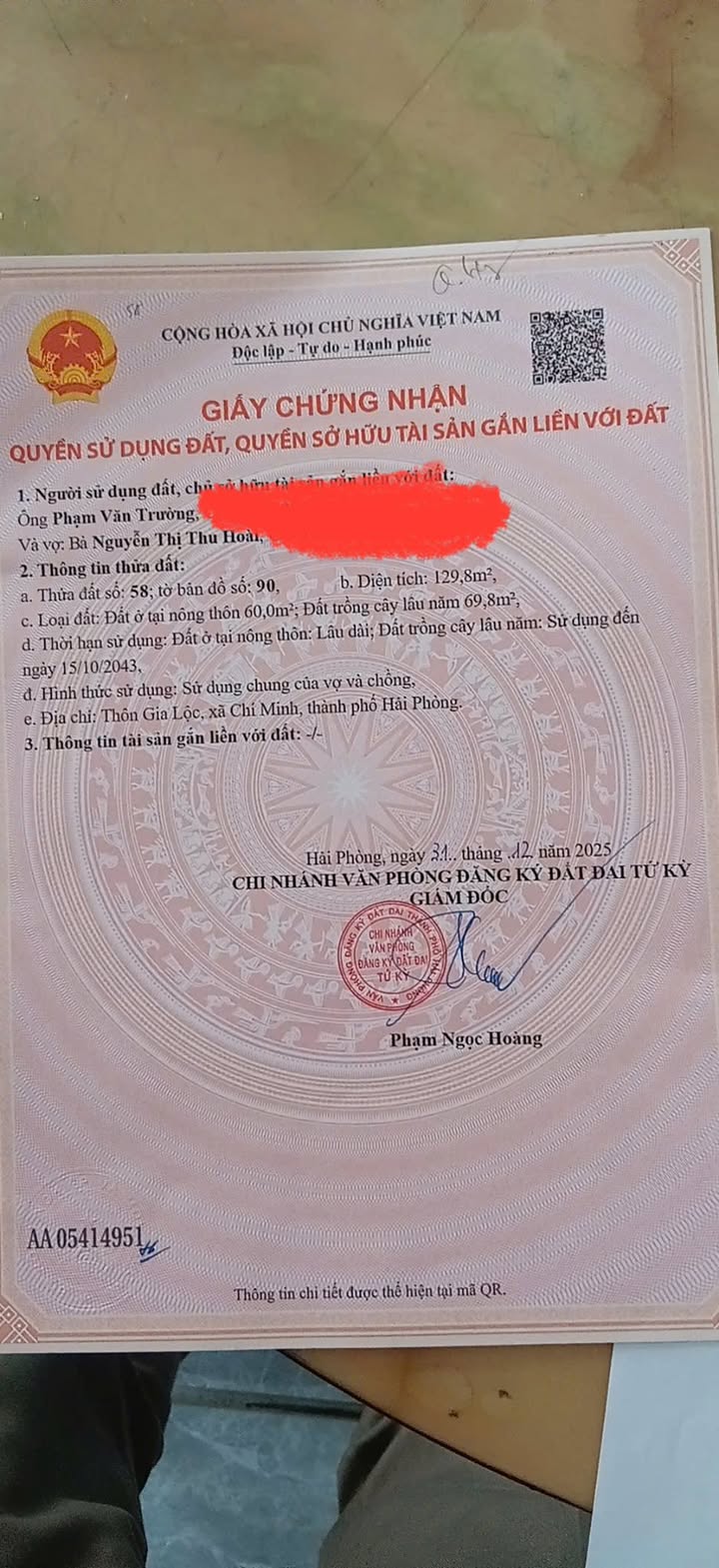 Đất nền chính chủ Tứ Kỳ 132m² giá thỏa thuận - Cơ hội không thể bỏ lỡ!