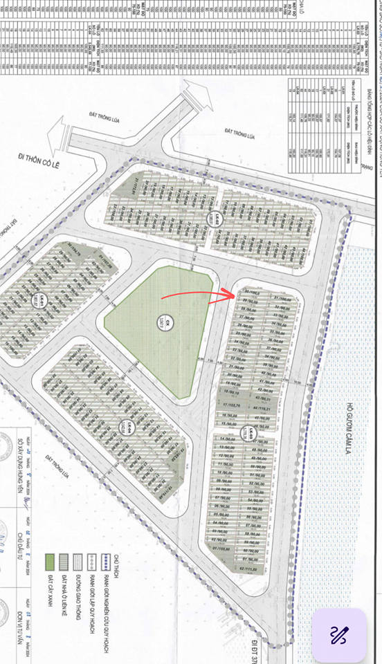 Đất nền Cẩm Ninh, Ân Thi 90m² giá 2.7 tỷ - Hướng Nam, view công viên