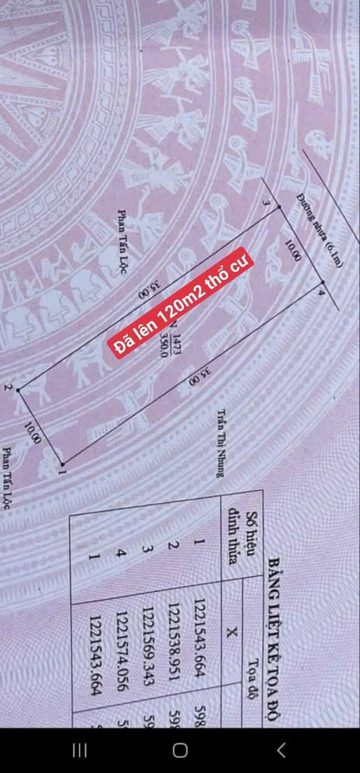 Đất nền Định Hoà Tân Uyên 350m² giá 4.8 tỷ - Gần khu tái định cư!