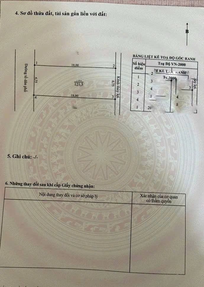 Đất nền TDP Tiến Giang, Trần Phú, 121.3m² giá 1.7 tỷ - Đầu tư sinh lời cao!