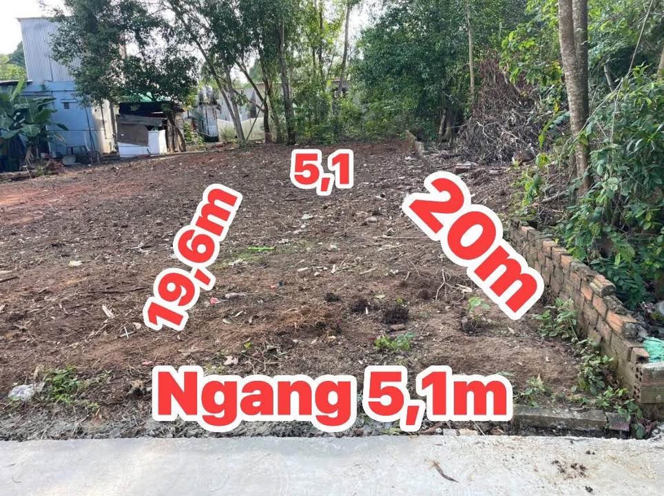 Đất nền 100m² 1, Hùng Vương, Nhơn Trạch - Sổ hồng riêng, giá chỉ 1.5 tỷ!