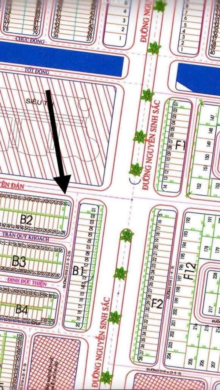 Đất góc 2 mặt tiền Trần Nguyên Đán, Liên Chiểu, 118m² - Cơ hội đầu tư sinh lời!