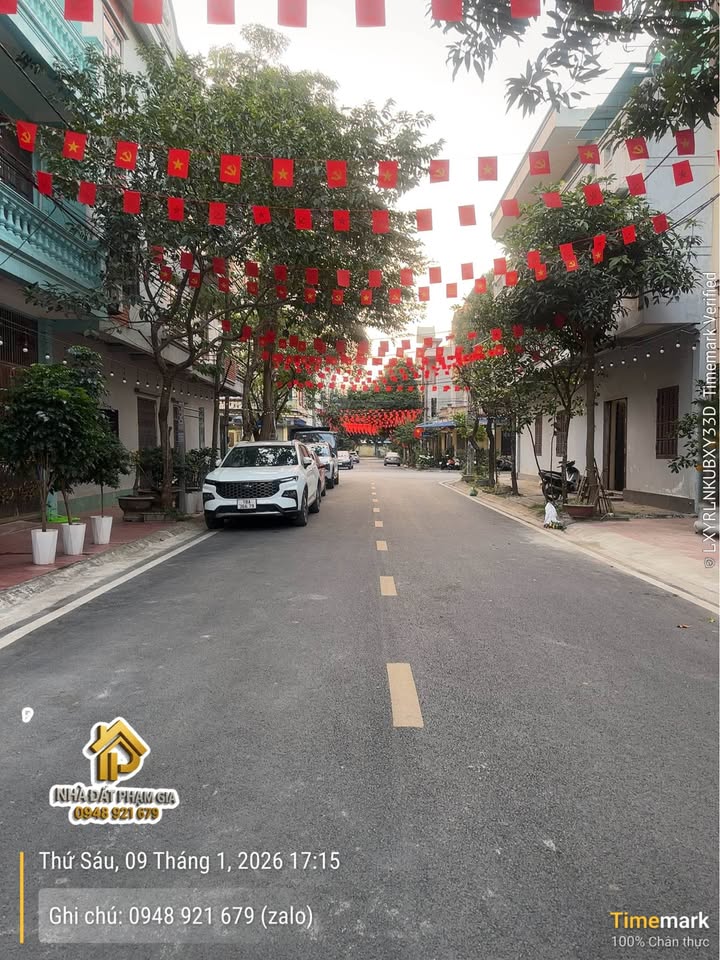 Đất mặt đường Trần Quang Tặng, Nam Định 74m² giá 3.65 tỷ - Cơ hội đầu tư tuyệt vời!