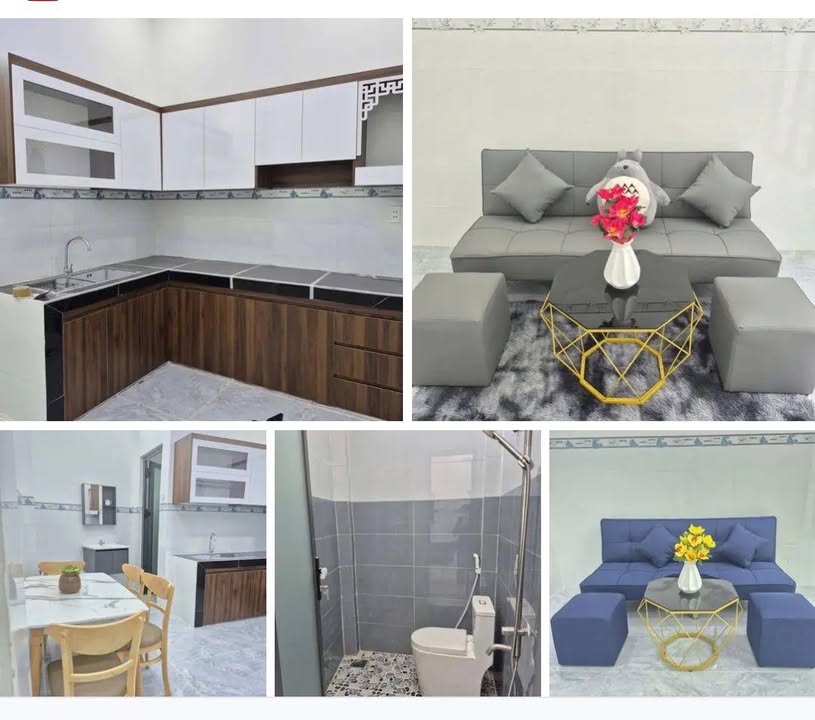 Nhà 2 căn liền kề xã Hưng Thạnh 64m² giá 850 triệu - Nhà mới 100% chính chủ!