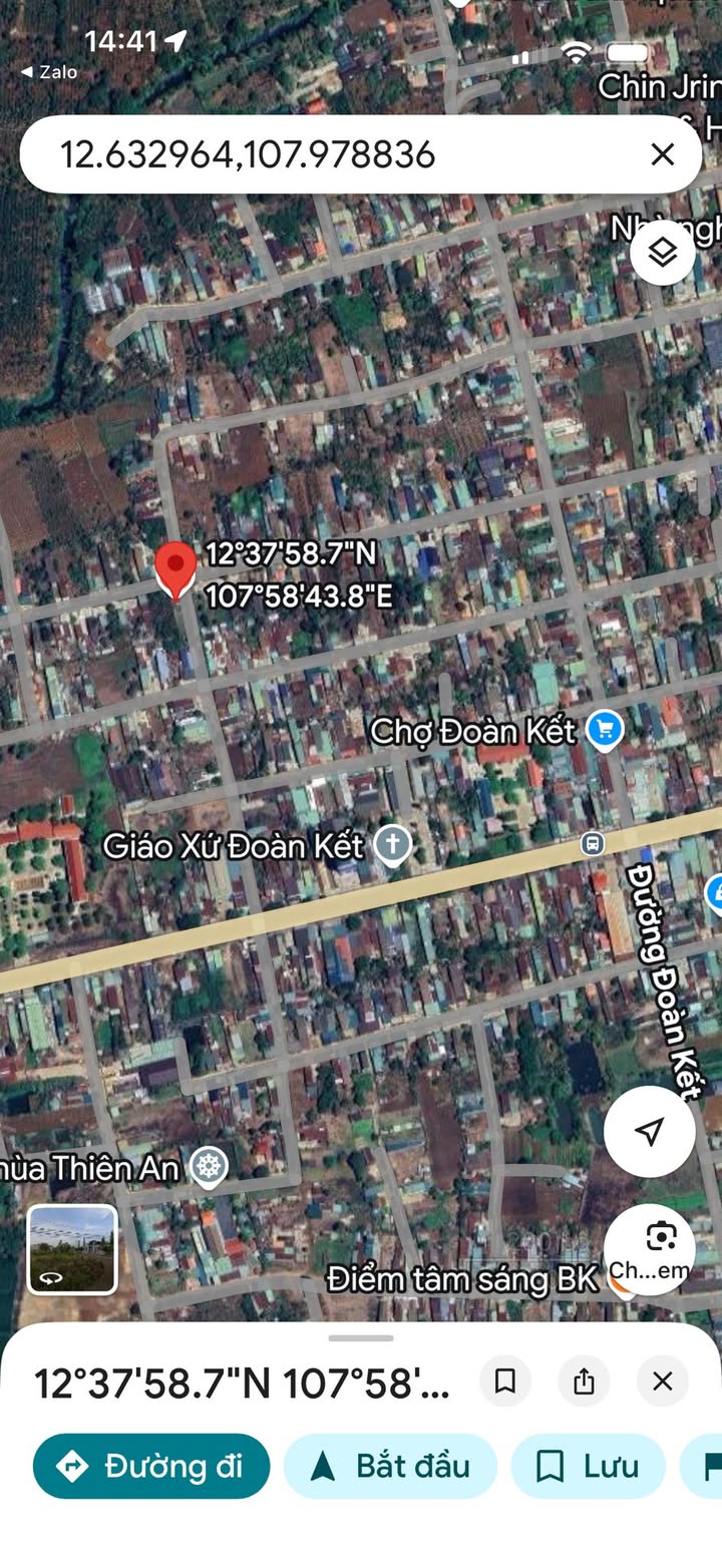 Đất nền Cư Bao - Buôn Hồ 418m² giá 2.5 tỷ - Đường nhựa 2 mặt tiền