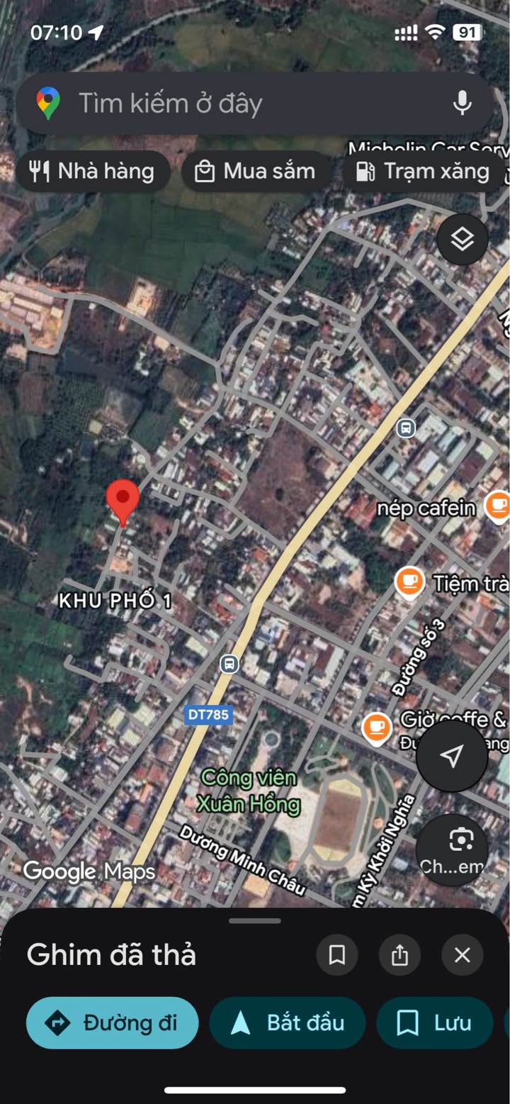 Đất nền phường Tân Ninh, Tp. Tây Ninh 1560m² giá 600 triệu - Cơ hội đầu tư hấp dẫn!