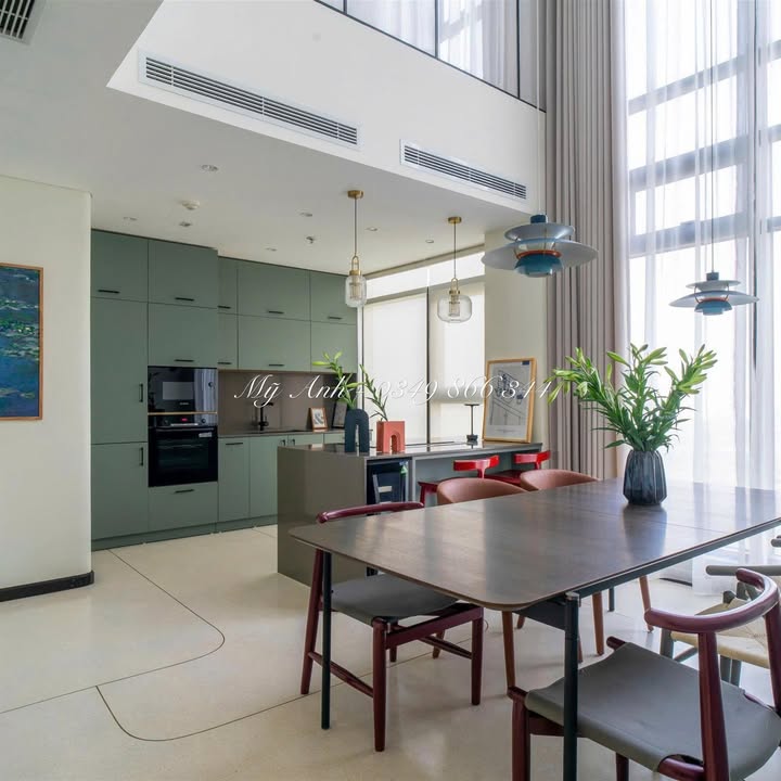 Căn hộ Duplex 3PN 4WC Sky Oasis 160m² - Full đồ tiện nghi, view Biệt thự đảo