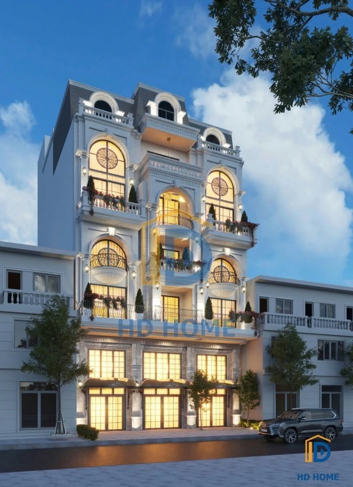 Nhà mặt phố Đàm Quang Trung, Long Biên 90m² giá 30 tỷ - Thiết kế Châu Âu đẳng cấp!