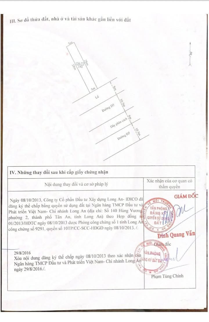 Đất thổ cư mặt tiền đường D5 KDC IDico2, Tân An 140m² giá 7.1 tỷ - Chính chủ bán gấp!