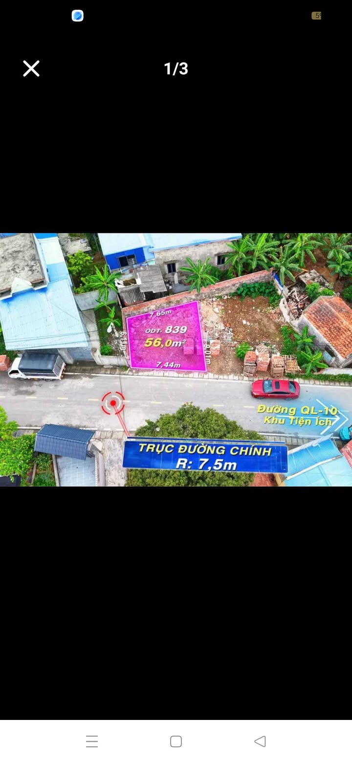 Đất nền phường Lưu Kiếm, Hải Phòng 56m² giá 1.58 tỷ - Mặt tiền đường lớn, kinh doanh thuận lợi!