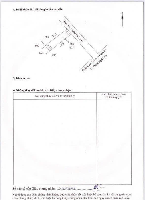 Đất nền Hẻm 162 Phạm Ngũ Lão, Ninh Kiều, Cần Thơ 65.8m² giá 2.72 tỷ - Đầu tư sinh lời tuyệt vời!