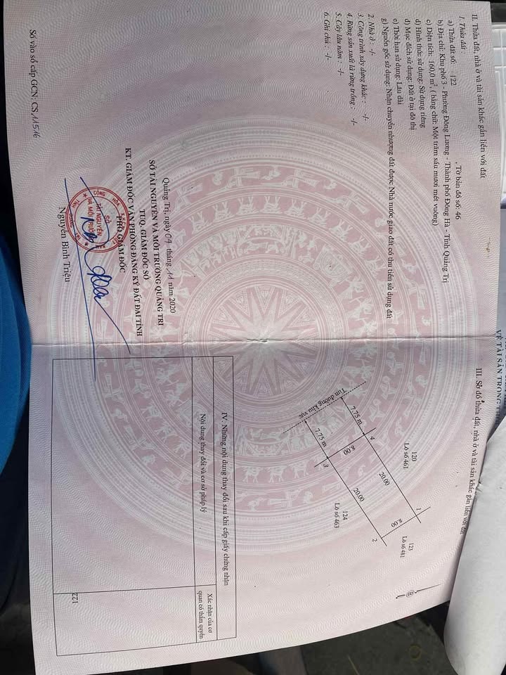 Đất nền Huyện Gio Linh 160m² giá 3 tỷ - Đầu tư sinh lời ngay!