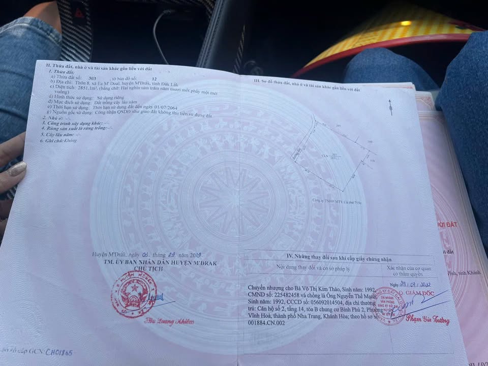 Đất trồng cao su 2800m² tại xã M’Doal, Đắk Lắk - Giá đầu tư chỉ 350 triệu!