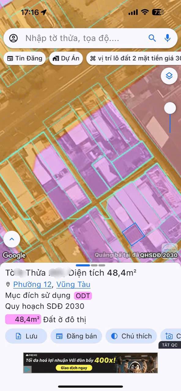 Nhà hẻm 1460 đường 30/4, Phường 12, TP Vũng Tàu 48m² giá 2.25 tỷ - Đầu tư sinh lời ngay!