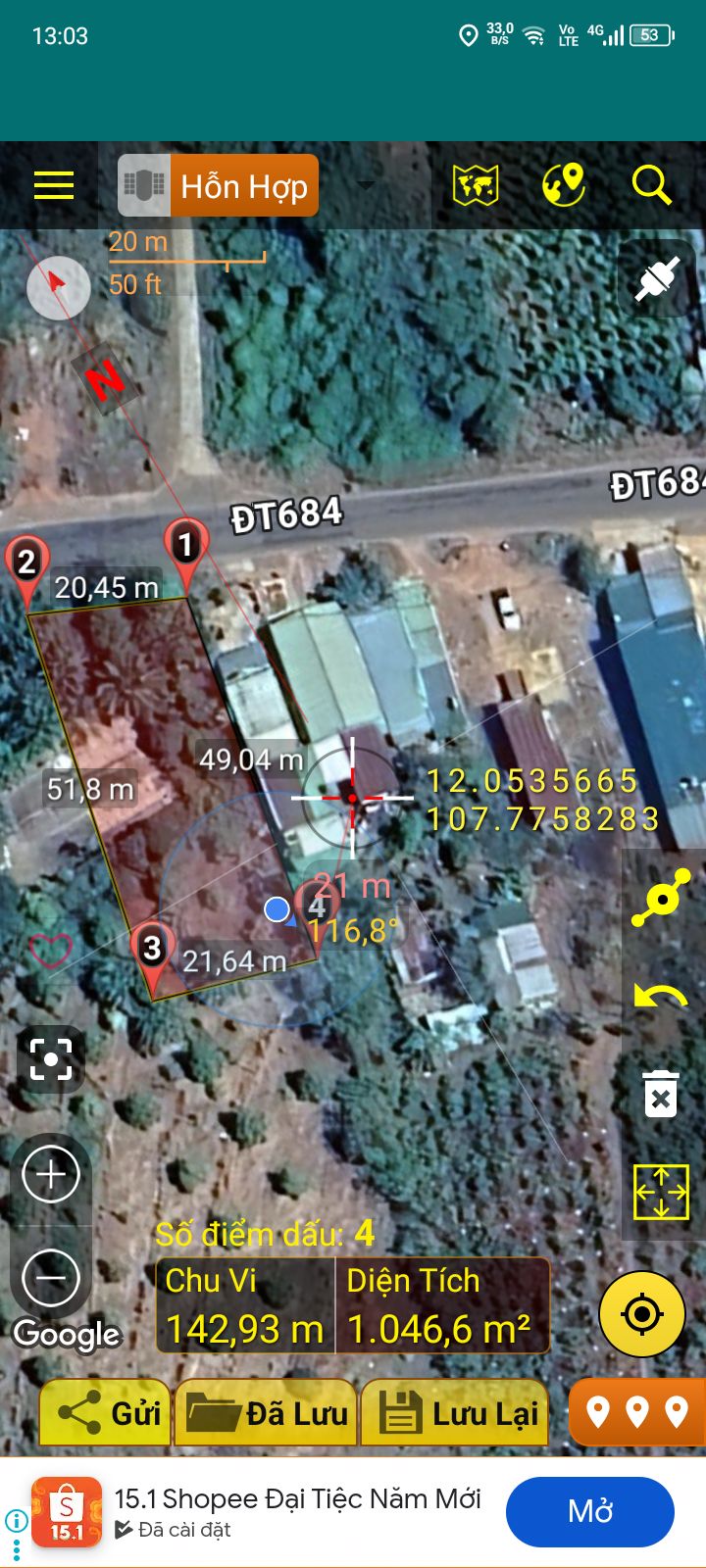 Đất mặt tiền Quốc lộ 28, Đắk Ha 1000m² giá 3.75 tỷ - Đầu tư sinh lời ngay!