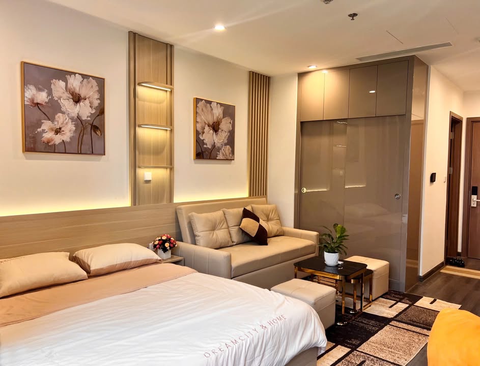 Căn hộ Studio Toà R1.05, Quận Long Biên 29m² - Full đồ, Sổ hồng sẵn