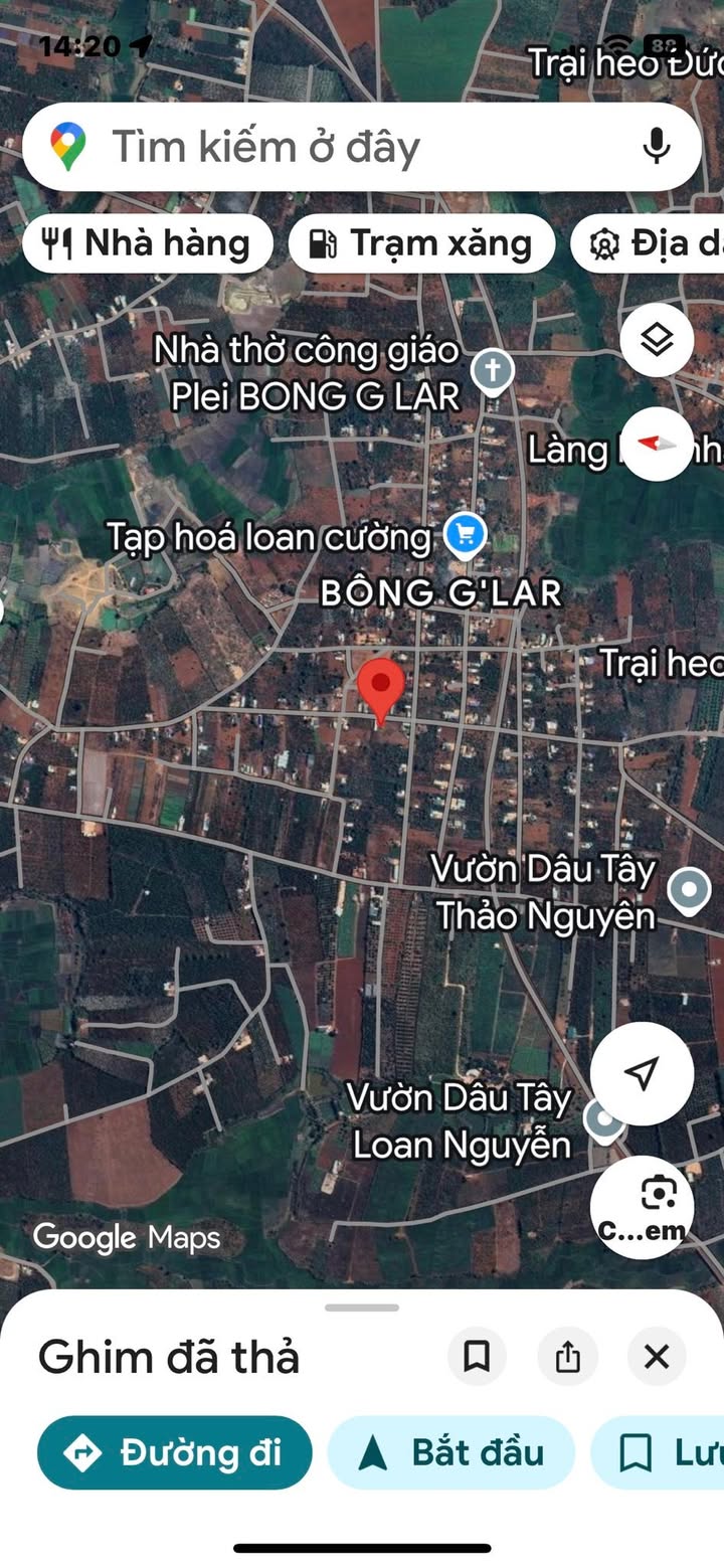 Đất nông nghiệp Làng Bông, Đăk Đoa 250m² giá 200 triệu - Vị trí đắc địa cho kinh doanh!