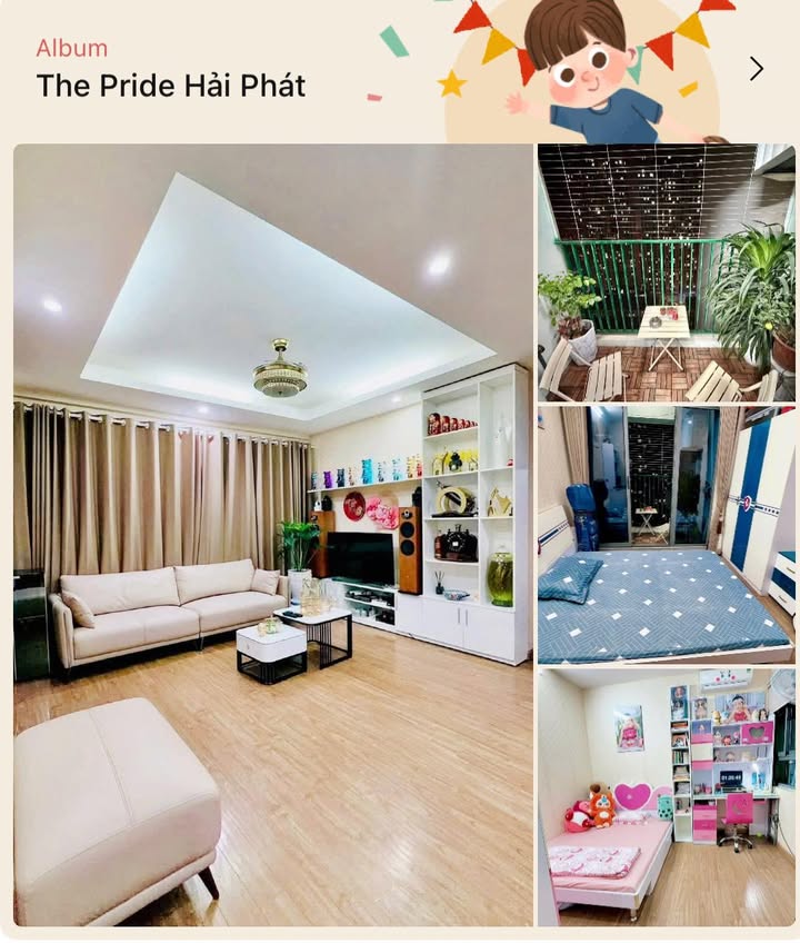 Căn hộ The Pride Hà Đông 90m² giá 6.6 tỷ - View thoáng, full nội thất hiện đại!