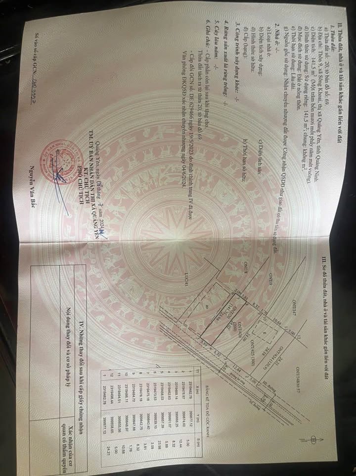 Đất thổ cư Amata Sông Khoai 141,5m² giá hơn 1 tỷ - Cơ hội đầu tư tuyệt vời!