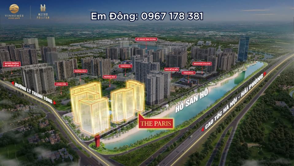 Shophouse Vinhomes Ocean Park 1 – The Paris 32m² giá 4.16 tỷ - Cơ hội đầu tư sinh lời!