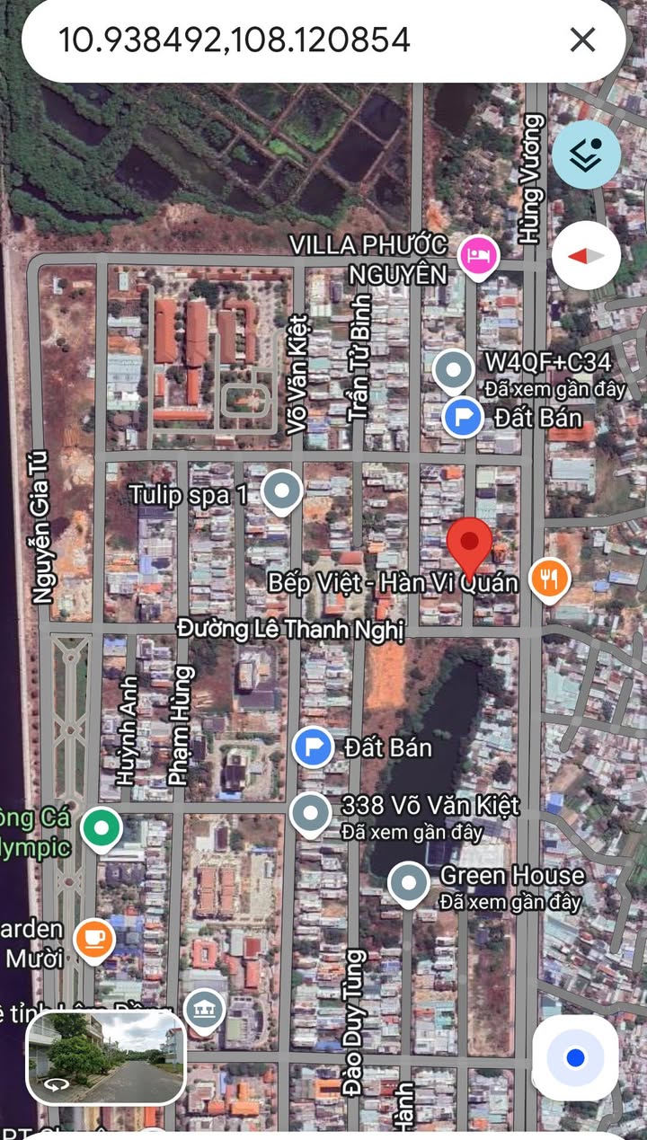 Đất thổ cư mặt tiền Hoàng Bích Sơn Phan Thiết 100m² giá 3.8 tỷ - Cơ hội đầu tư sinh lời!