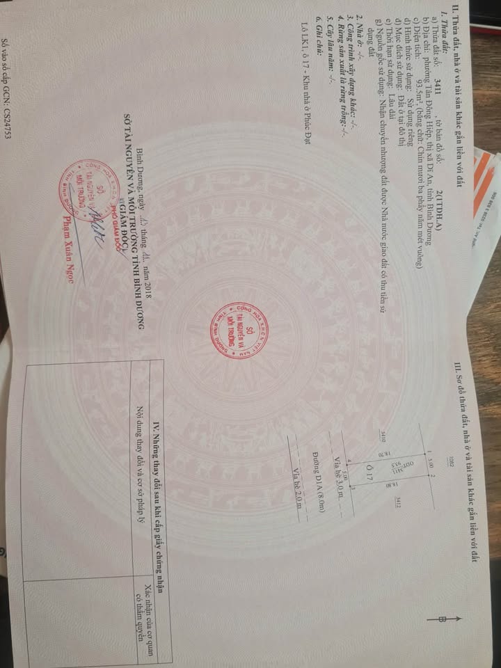 Đất nền KDC Phúc Đạt Thủ Dầu Một 94m² giá 4.5 tỷ - Sổ đỏ chính chủ