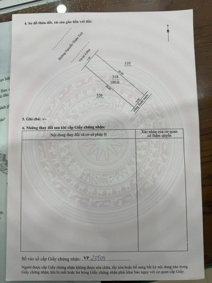 Đất mặt tiền đường Nguyễn Thiên Tích, Liên Chiểu 100m² giá 3.45 tỷ - Cơ hội đầu tư sinh lời!