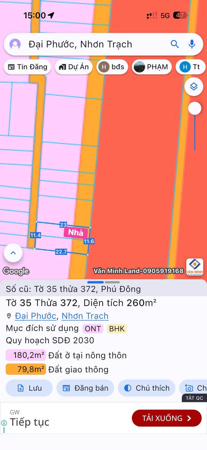 Nhà cấp 4 Phú Đông 125m² giá 2.3 tỷ - Đường ô tô 7 chỗ vào tận nhà!