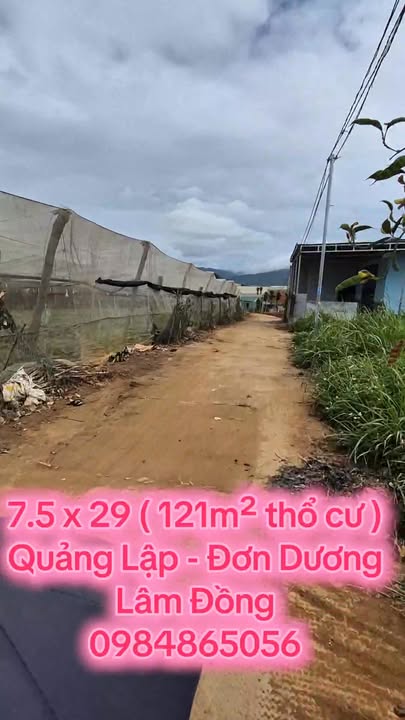 Lô đất 222m² tại Quảng Lập - Đơn Dương - Giá chỉ 940 triệu - Đầu tư sinh lời