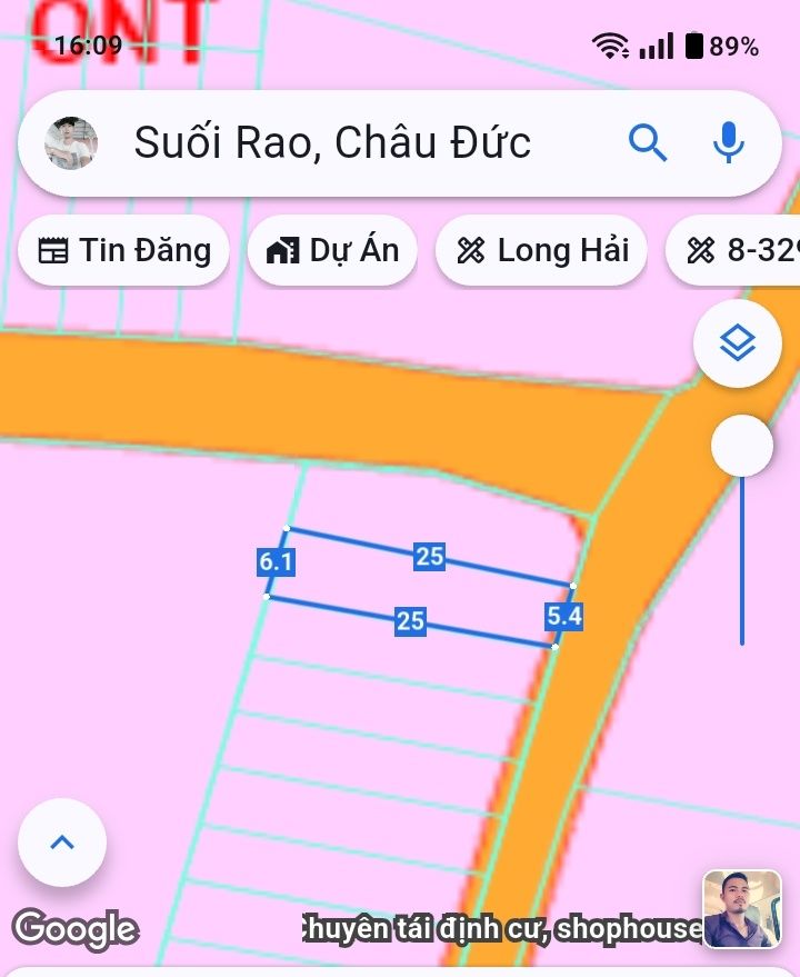 Đất nền Suối Rao, Châu Đức 135m² giá 499 triệu - Cơ hội đầu tư tuyệt vời!