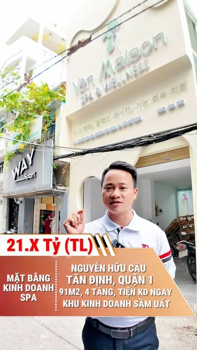 Nhà mặt tiền kinh doanh tại Tân Định, Quận 1, 72m² giá 21 tỷ - Đầu tư sinh lời ngay!