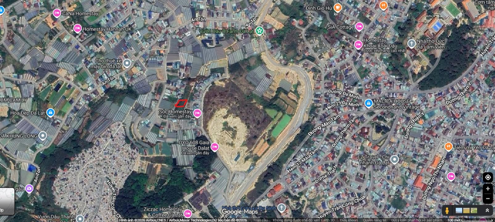 Đất nông nghiệp Đà Lạt 240m² giá 1,8 tỷ - View thung lũng thơ mộng!