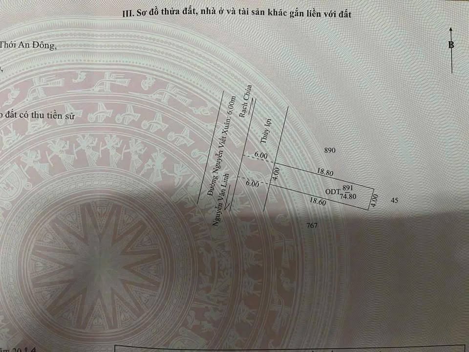 Đất nền mặt tiền đường Nguyễn Viết Xuân, Thới An Đông, 76m² giá 950 triệu - Cơ hội đầu tư lý tưởng!