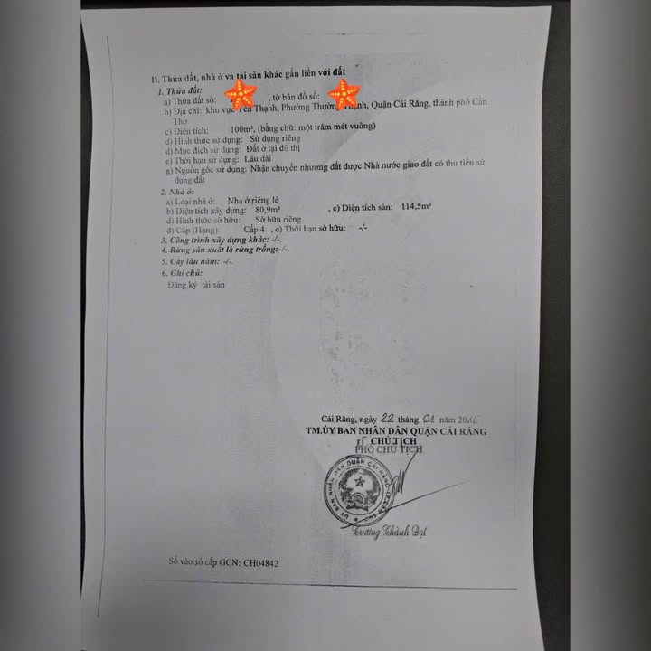 Nhà phố Thới Bình, Ninh Kiều 100m² - Sẵn sàng vào ở ngay!