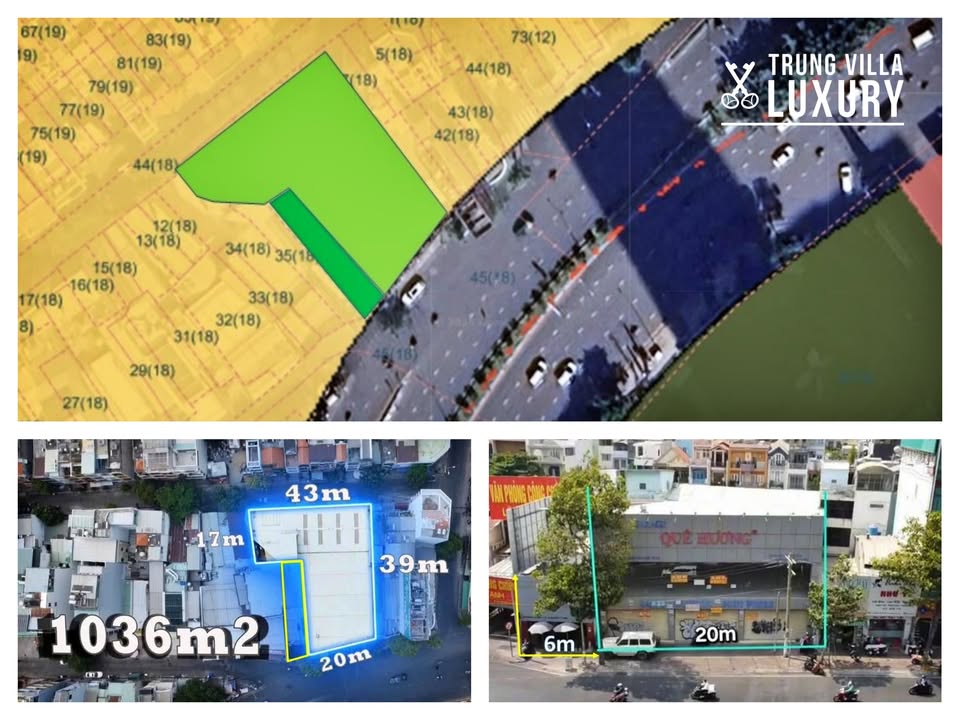 Đất 2 mặt tiền Nguyễn Hữu Cảnh, Bình Thạnh 1.036m² giá 450 tỷ - Đầu tư sinh lời cao!