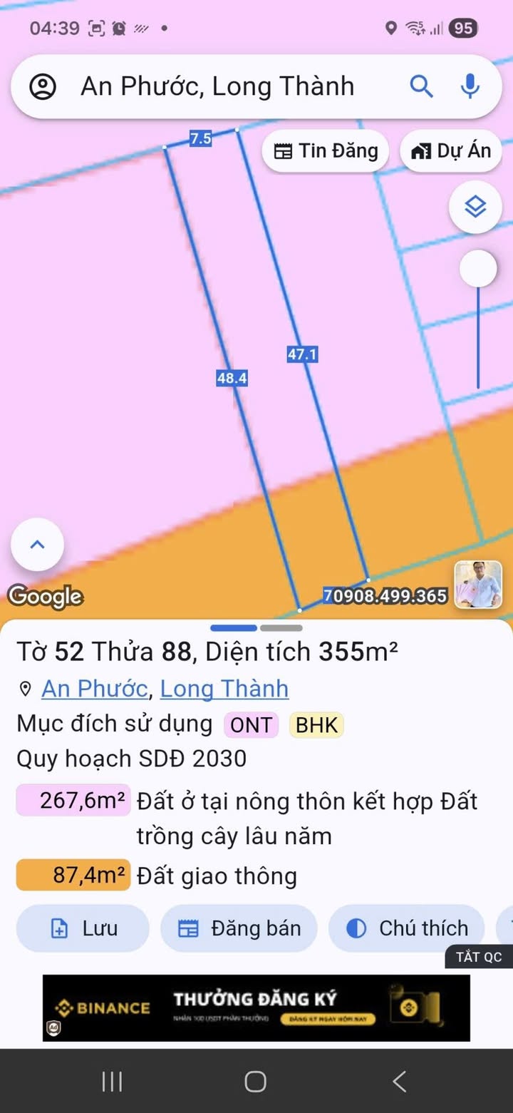 FrontHouse 355m² Lý Thường Kiệt, Long Thành - Vị trí kinh doanh đắc địa!