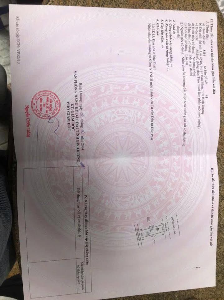 Đất nền Bàu Bàng 85m² giá 8xx triệu - Sổ đỏ chính chủ, vị trí đắc địa!