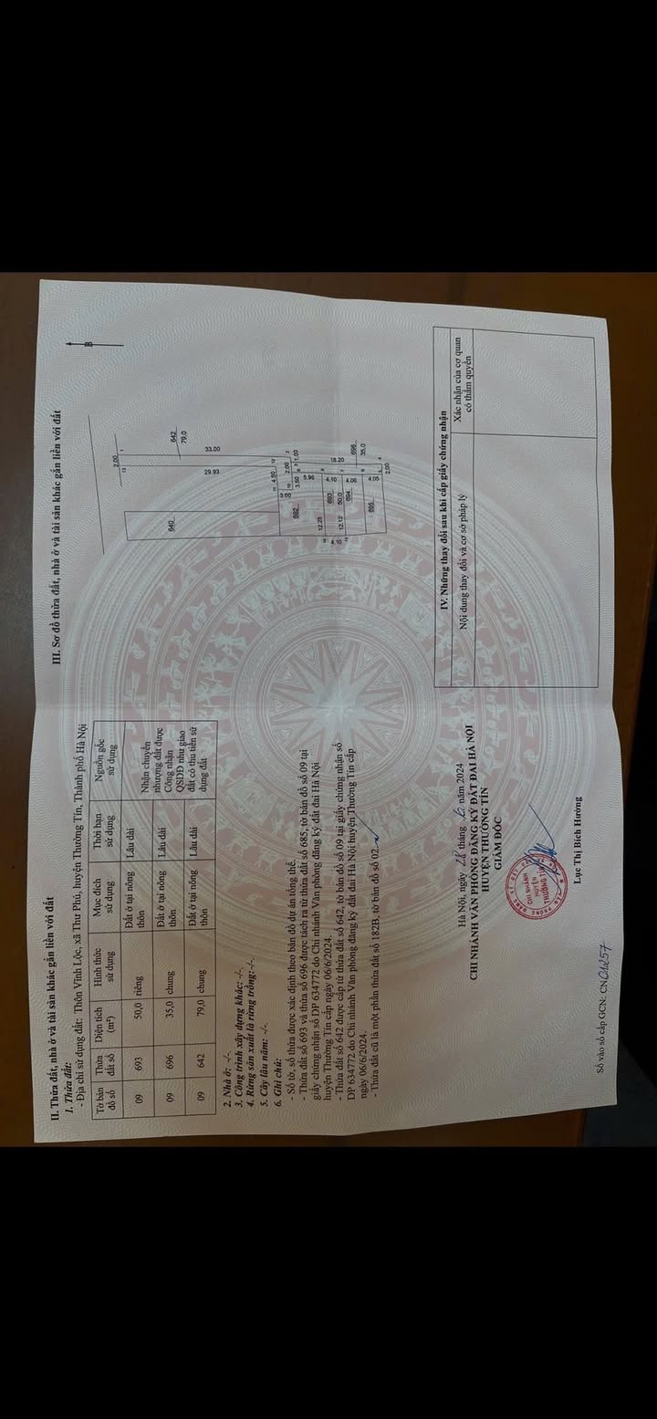 Lô đất đẹp tại Vĩnh Lộc, Thường Tín 50m² giá thỏa thuận - Sổ đỏ chính chủ