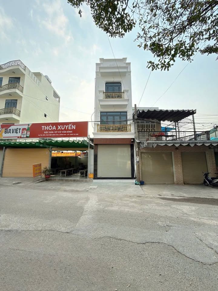 Nhà phố mặt tiền Lý Văn Sâm, Biên Hòa 52m² giá 5.6 tỷ - Kinh doanh lý tưởng