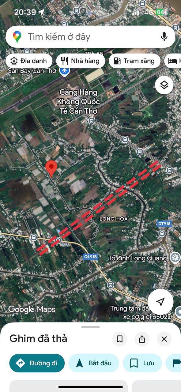 Đất nền Sân bay Trà Nóc 236m² giá 1 tỷ - Đầu tư lâu dài sinh lời