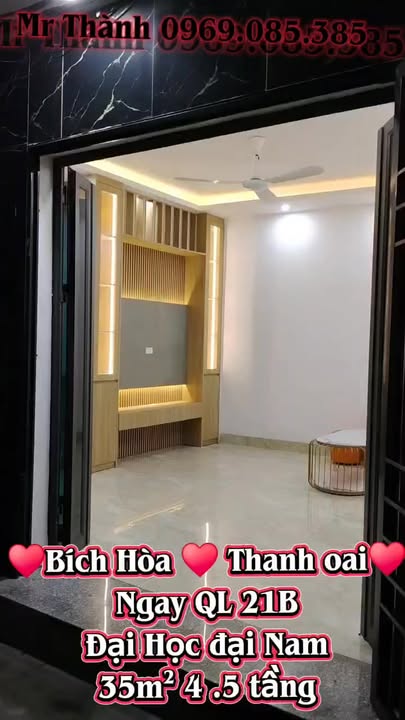 Nhà 5 tầng Bích Hòa, Thanh Oai 33m² giá 4.2 tỷ - Chính chủ bán gấp!