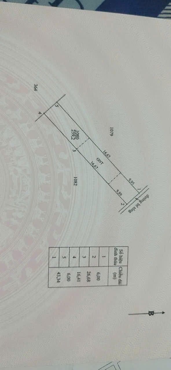 Đất thổ cư 100m² Tân Phước, Gò Công Đông giá chỉ 270 triệu - Sổ đỏ chính chủ