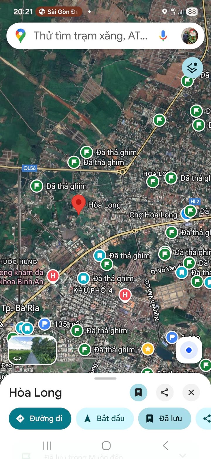 Đất nền đường số 3, xã Hoà Long, 100m² chỉ 350 triệu - Sổ hồng chính chủ!