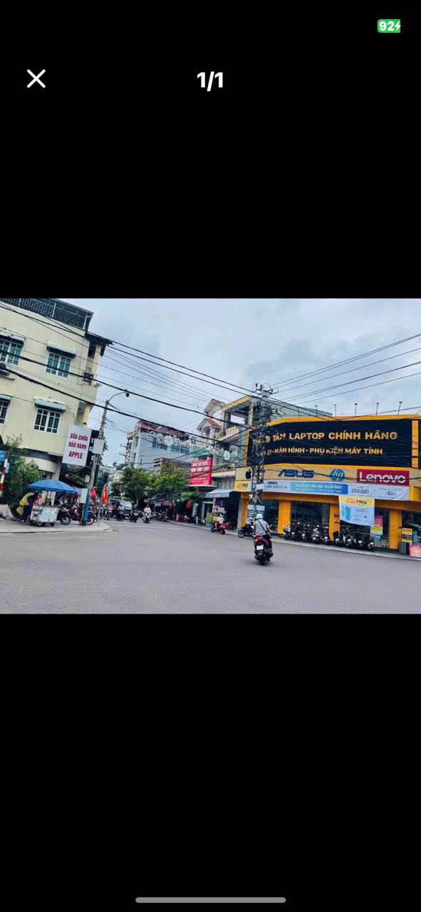 Nhà góc 3 tầng mặt tiền Trần Thị Kỷ, Quy Nhơn 60m² - Vị trí lý tưởng cho kinh doanh!